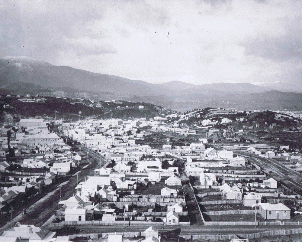 Zeehan around 1900, at the height of the silver boom